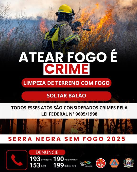 OPERAÇÃO SERRA NEGRA SEM FOGO 2025