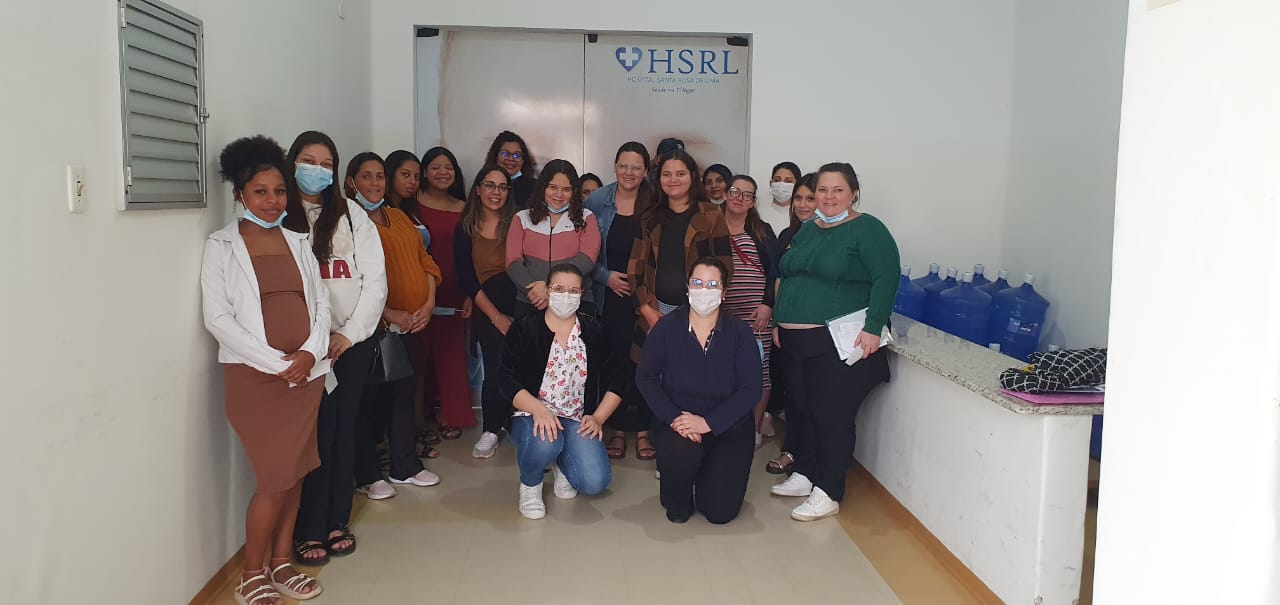 PROJETO AMOR PERFEITO REALIZOU VISITA À MATERNIDADE DO HOSPITAL SANTA ROSA DE LIMA COM GESTANTES DE SERRA NEGRA