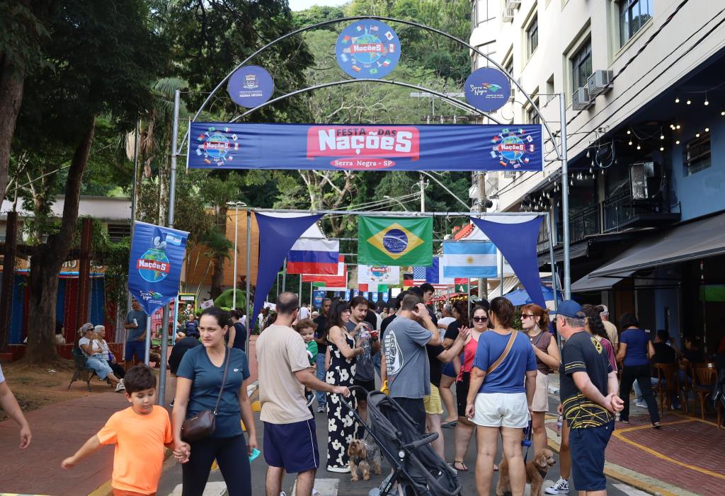 Festa das Nações uniu turismo, cultura e solidariedade em Serra Negra