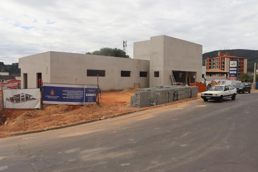 Construção do Complexo de Saúde e da base do SAMU está em fase de acabamento