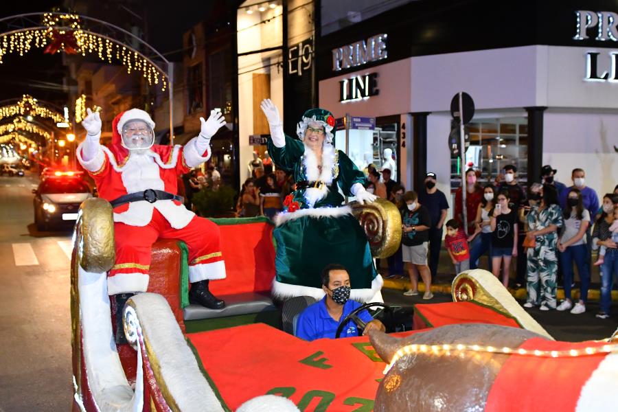 Parada de Natal começa nesta sexta-feira