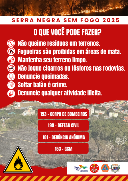 OPERAÇÃO SERRA NEGRA SEM FOGO 2025