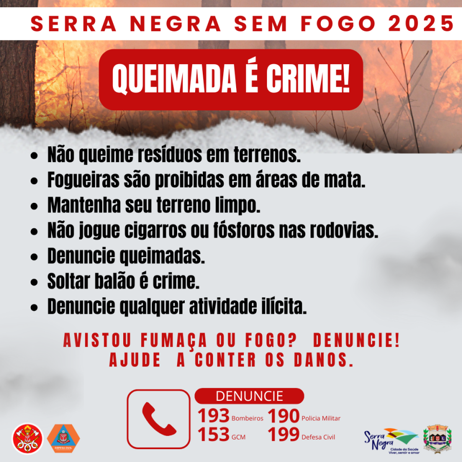 OPERAÇÃO SERRA NEGRA SEM FOGO 2025