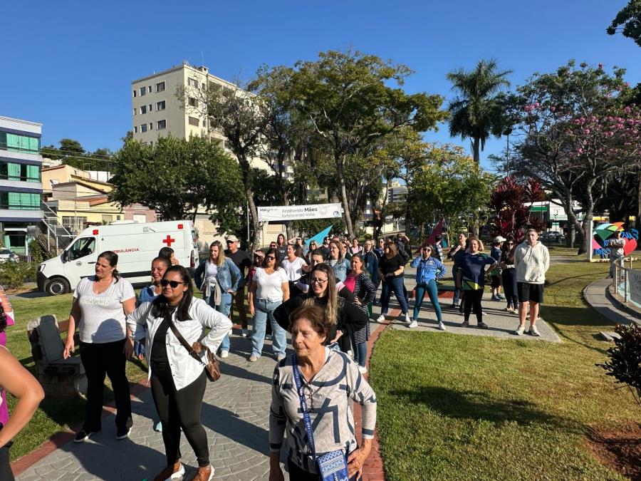 Fundo Social realizou manhã de cuidados e informações sobre saúde mental materna