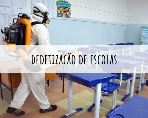 Dedetização e Desratização nas Escolas da Rede Municipal