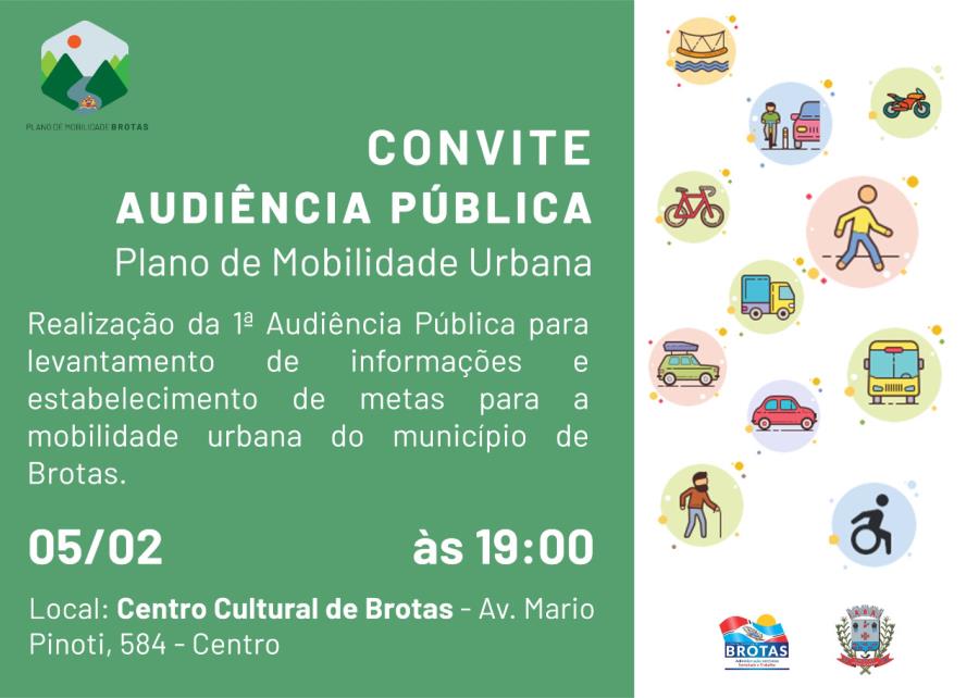 Audiência Pública Plano de Mobilidade Urbana