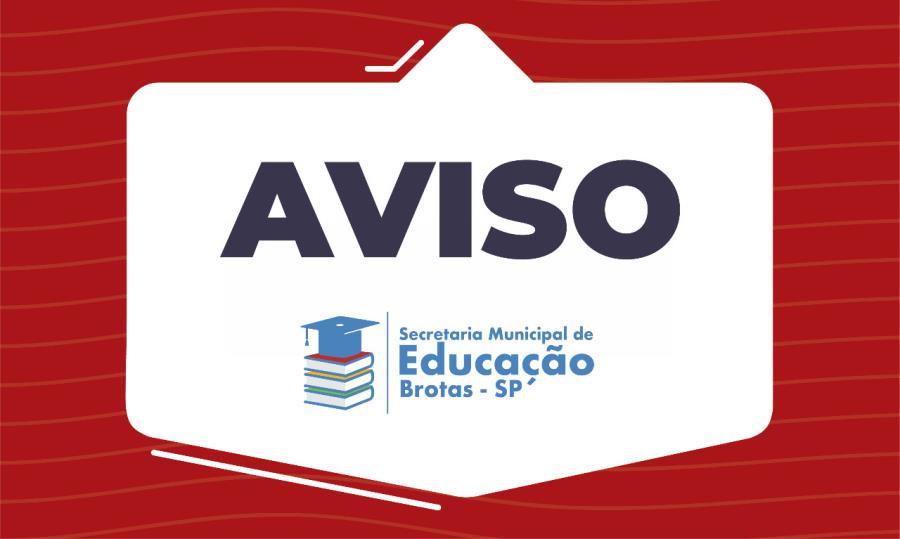 Comunicado da Secretaria de Educação