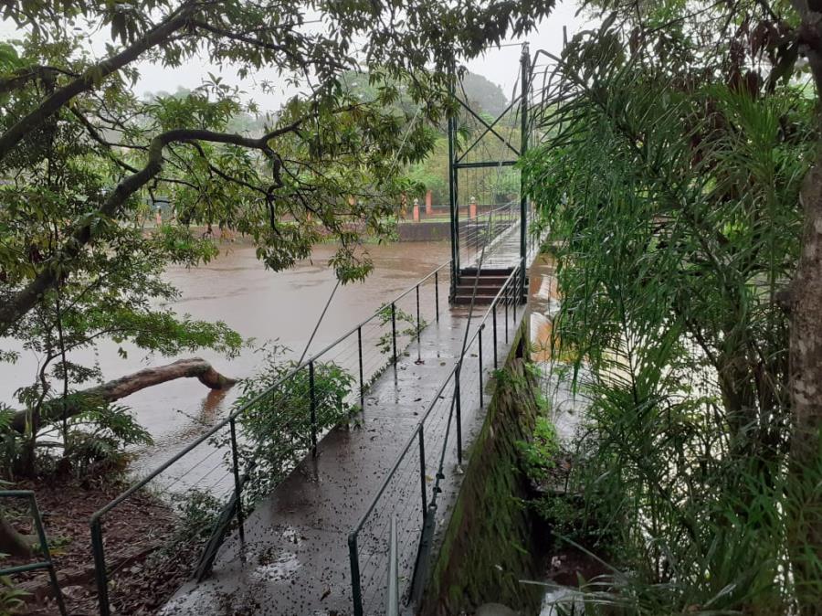 Obra de Requalificação do Parque dos Saltos: Ponte Pênsil ficará interditada