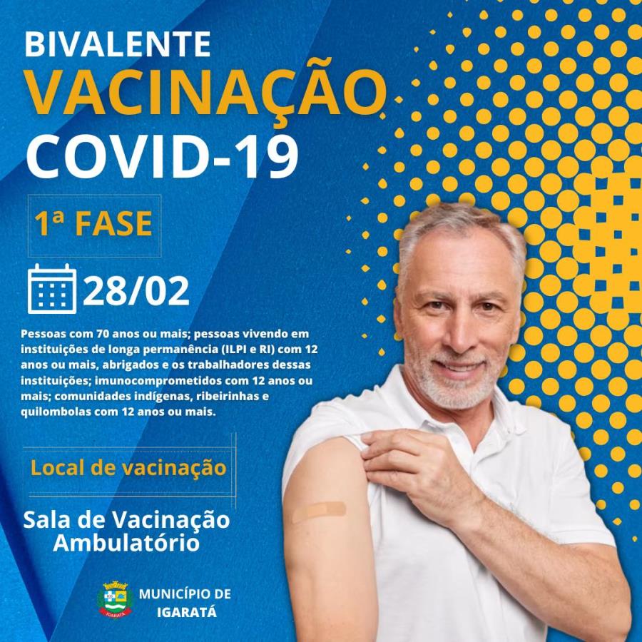 Imunização com vacina Bivalente começa em Igaratá