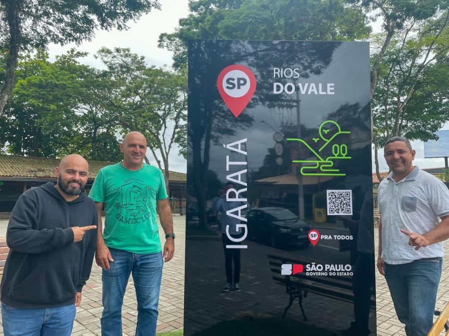Igaratá oficialmente integra o projeto de sinalização turística regional, através da Região Turística Rios do Vale