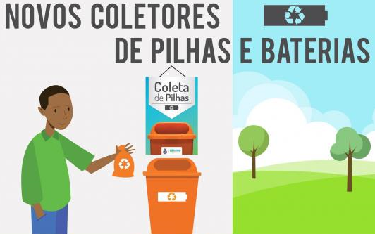 INSTALAÇÃO DE COLETORES DE BATERIAS E PILHAS