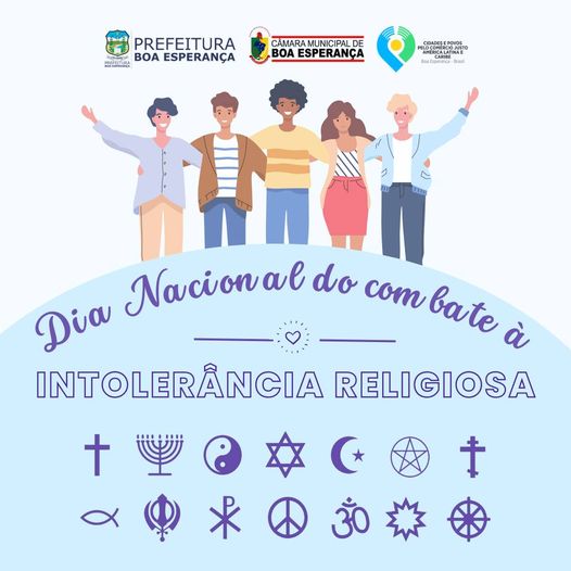 DIA NACIONAL DO COMBATE À INTOLERÂNCIA RELIGIOSA