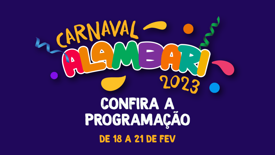 Confira a Programação Completa do Carnaval Alambari 2023 no Centro