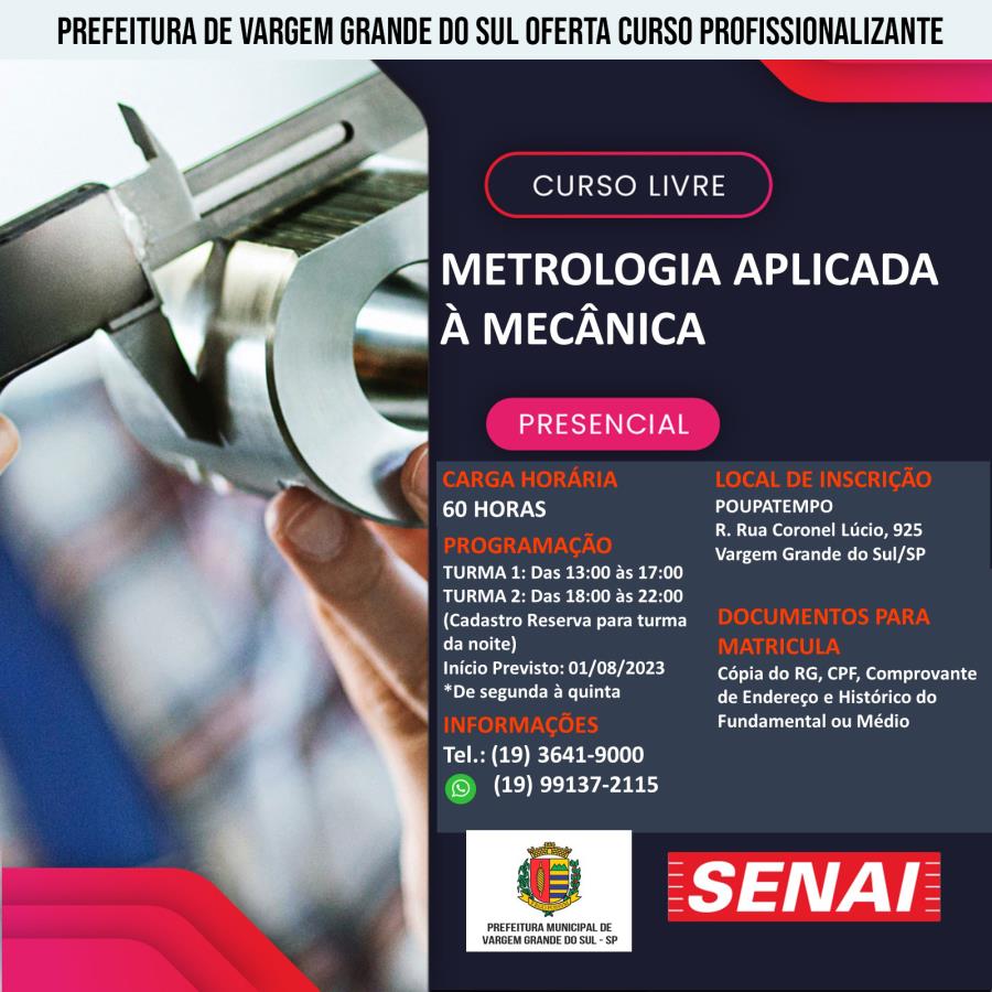 Curso Gratuito de Metrologia