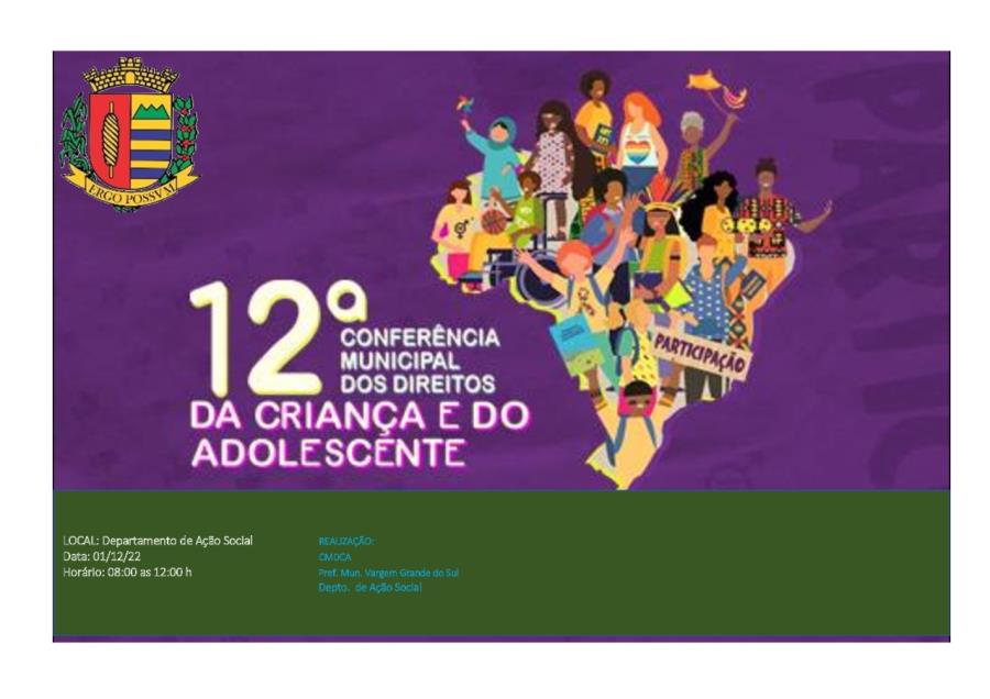 CMDCA no Jornal- Conferência Municipal dos Direitos da Criança e do  Adolescente - CMDCA