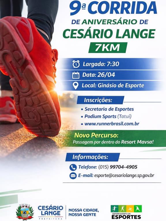 9ª Corrida de Aniversário de Cesário Lange