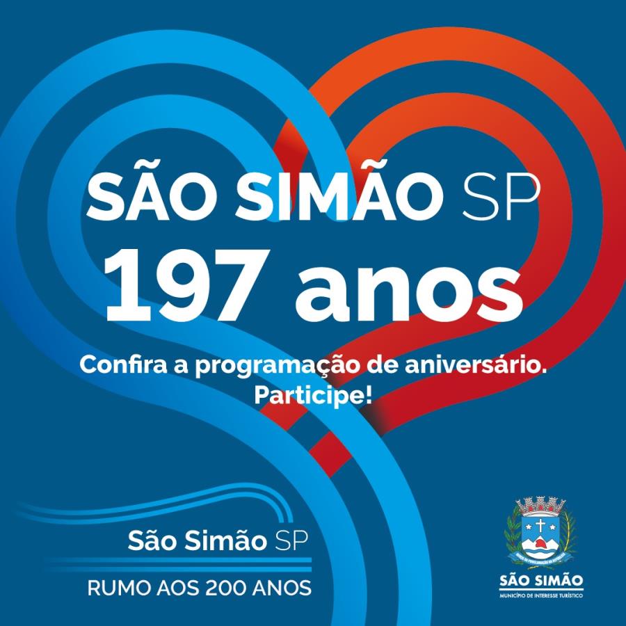 São Simão 197 anos - Programação