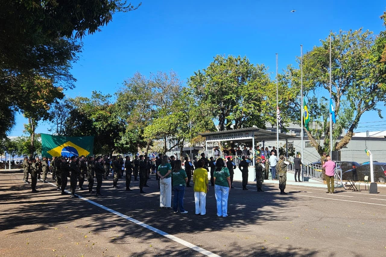 Semana da Pátria 2025 é aberta com solenidade no Tiro de Guerra 02-070