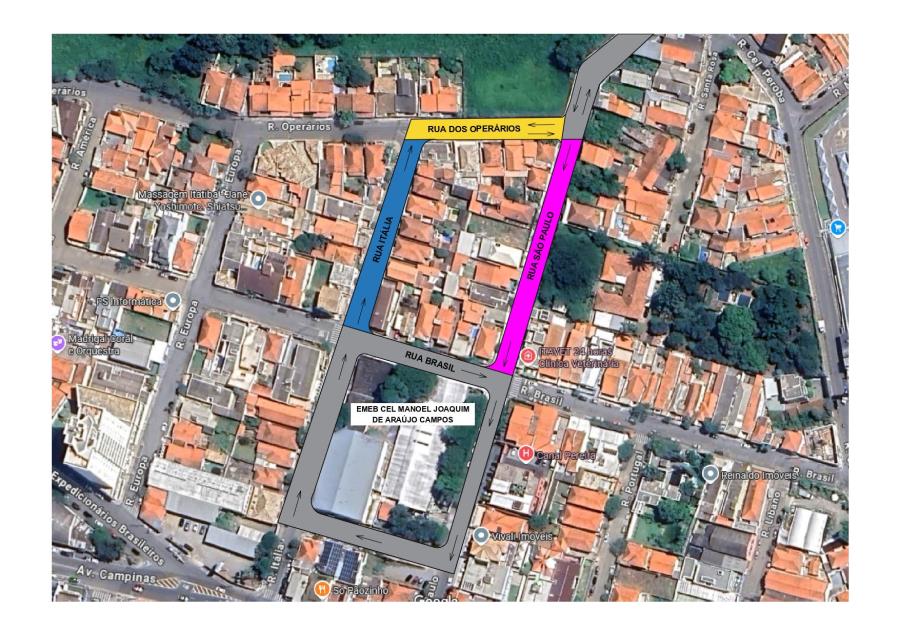 Vila Brasileira terá alteração no trânsito a partir de domingo (07/09) para melhor fluidez