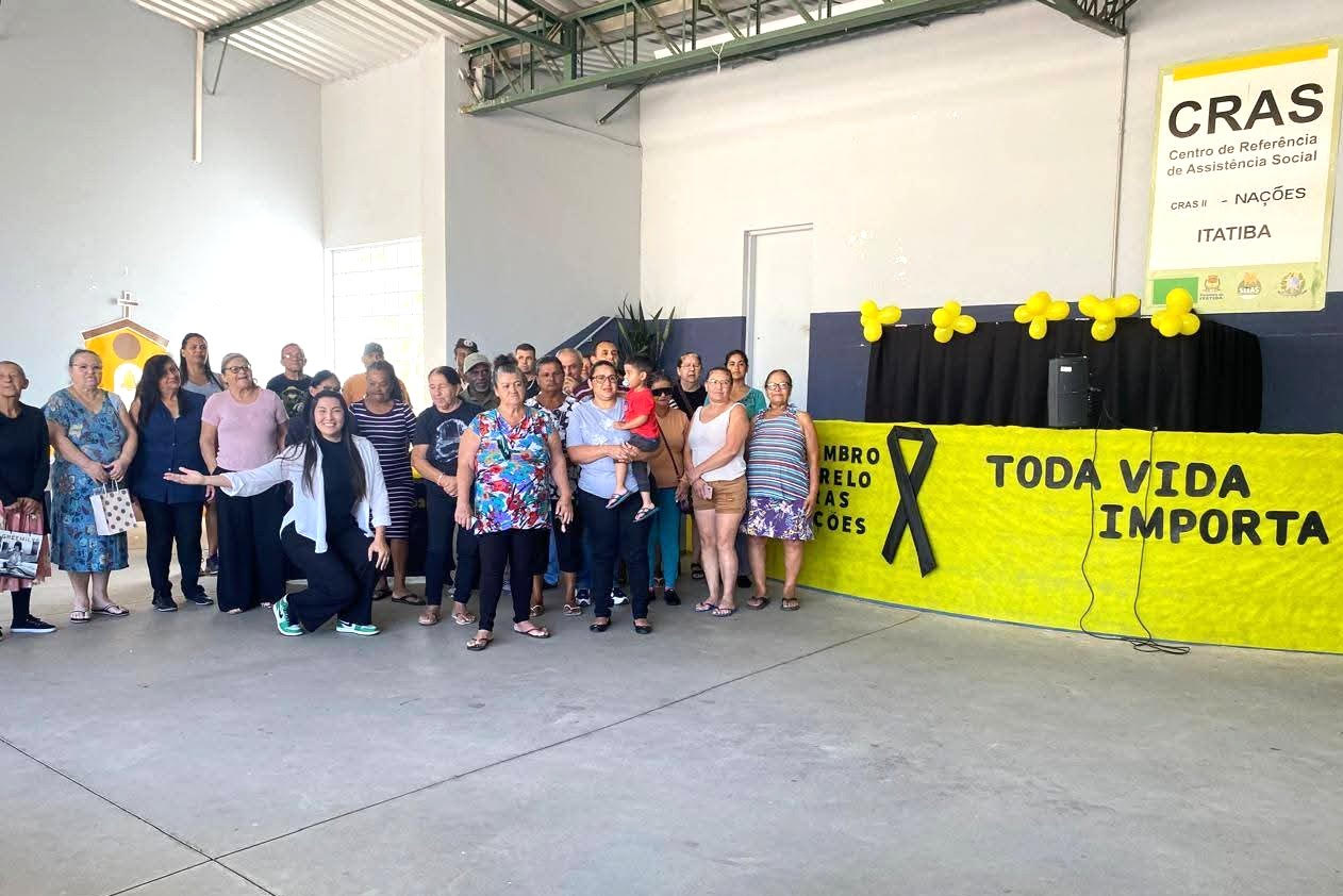 Itatiba realiza ações do Setembro Amarelo - mês de prevenção ao suicídio