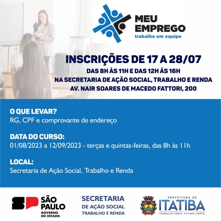 Estão abertas as inscrições para curso gratuito e online que auxilia a  ingressar no mercado de trabalho