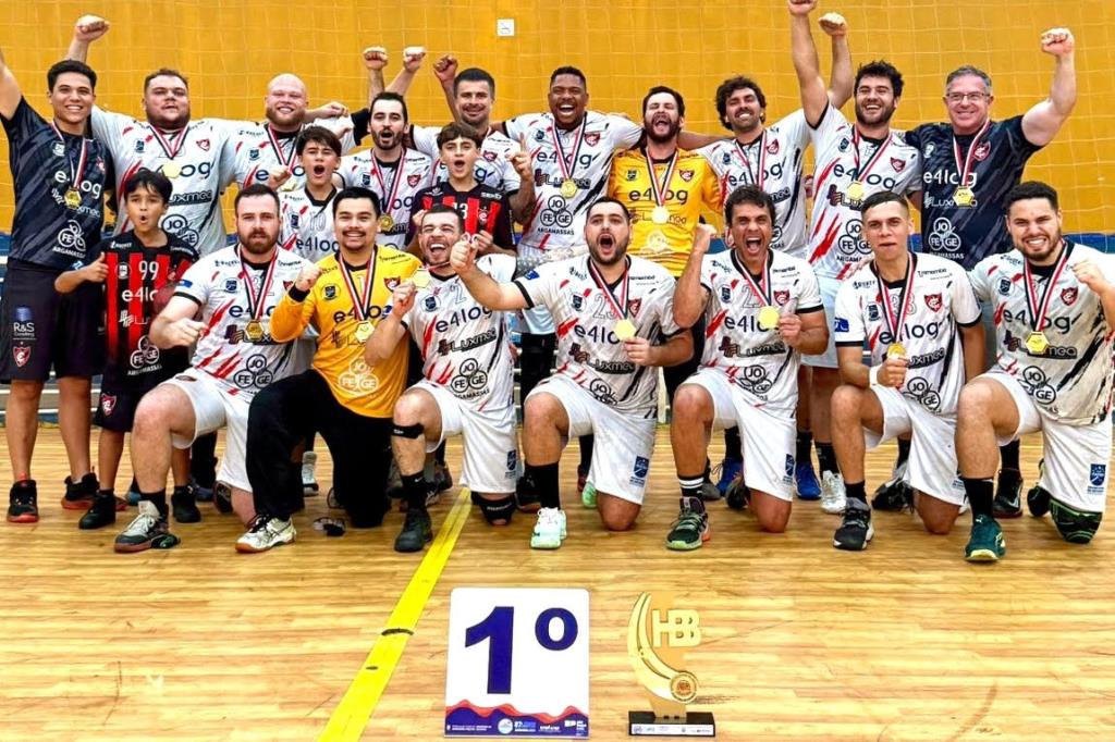 É campeão: Handebol Masculino é o melhor do Estado com conquista do ouro nos Abertos 2025