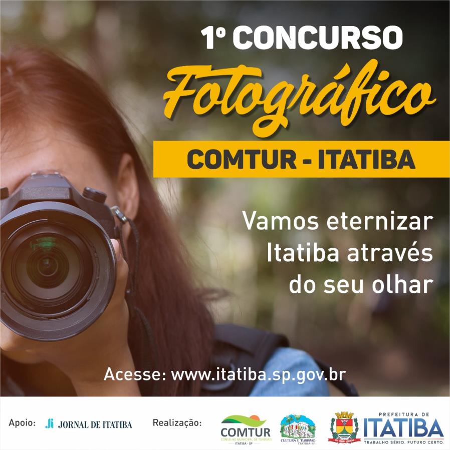 Inscrições para Concurso Fotográfico Comtur-Itatiba terminam nesta sexta (16/09)
