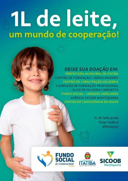 Prefeitura participa de Campanha de Arrecadação de Leite voltada à comunidade local