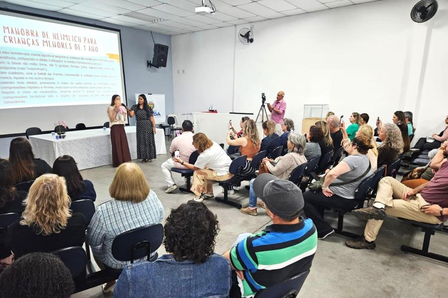 Palestra sobre asfixia por obstrução abre Semana de Prevenção de Acidentes com Crianças 2025