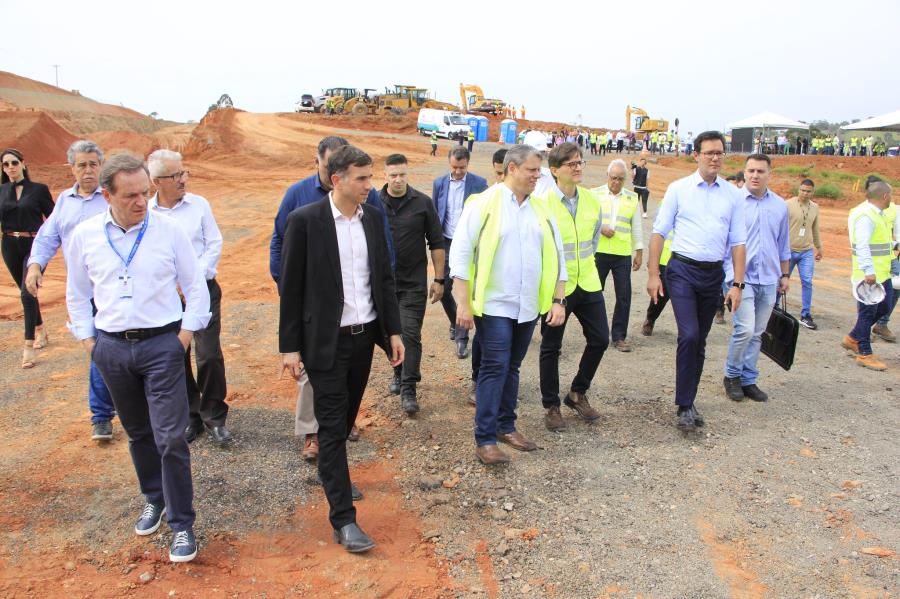 Itatiba recebe governador Tarcísio em visita às obras da Perimetral