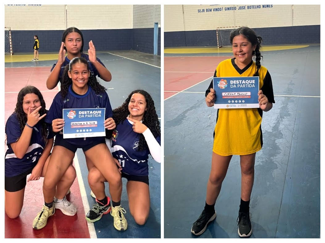Agenor e Chico Peroba são finalistas do Handebol feminino dos Jogos Escolares 2025