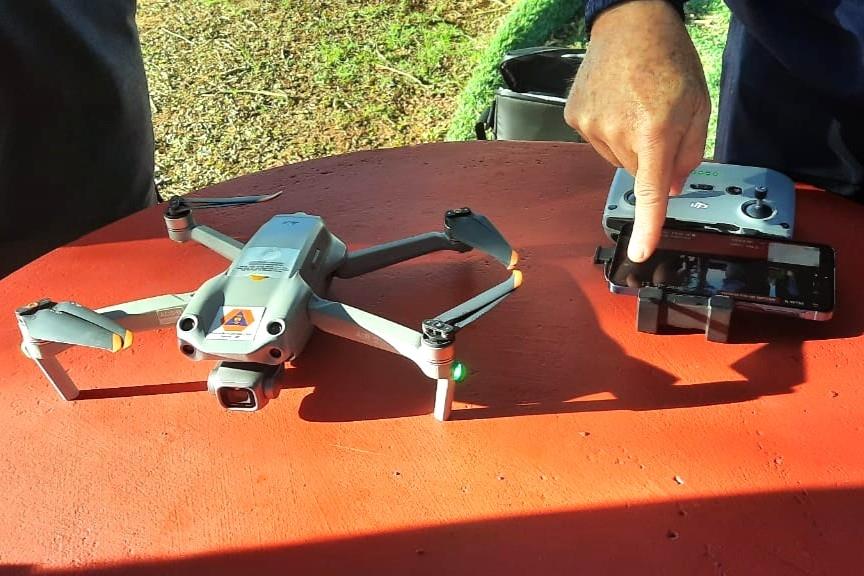 Equipe da Defesa Civil participa de capacitação em drones