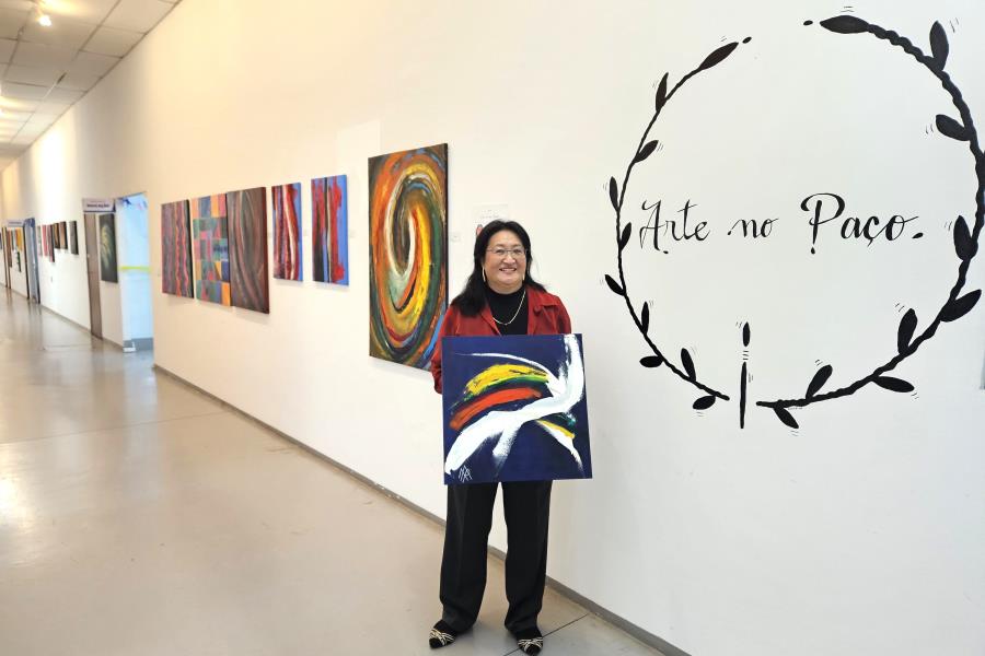 Cores e Sensações é a nova Arte no Paço da Prefeitura de Itatiba