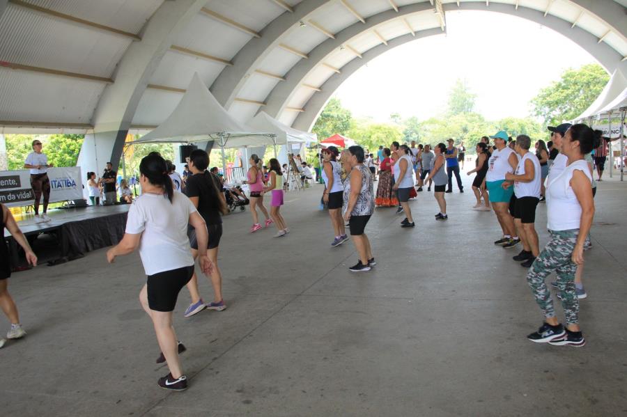 Janeiro Branco no parque divulga atividades que promovem a saúde mental