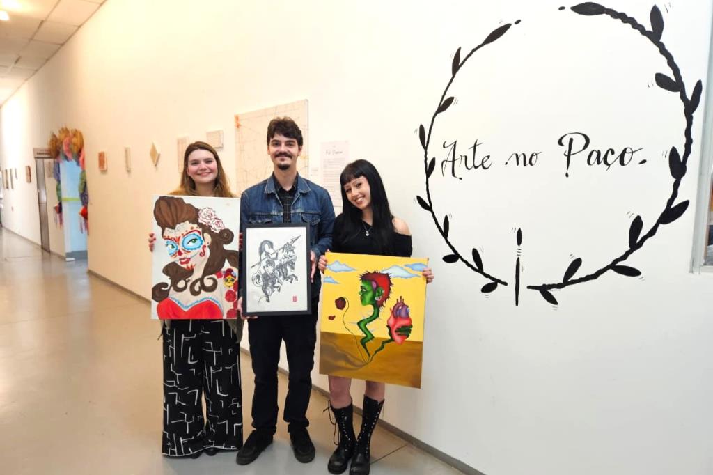Três jovens artistas compõem o Arte no Paço de julho