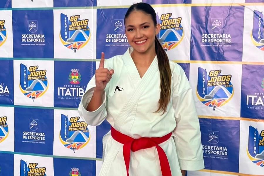 Primeiro dia de competições dos Jogos Regionais já rende três medalhas para Itatiba no karatê