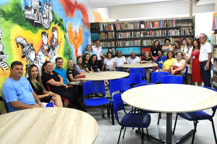 Emeb Anna Abreu tem biblioteca revitalizada pela parceria entre Educação e Rotary de Itatiba