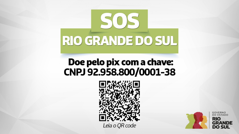SOS Rio Grande do Sul: campanha recebe doações via PIX para ajuda humanitária