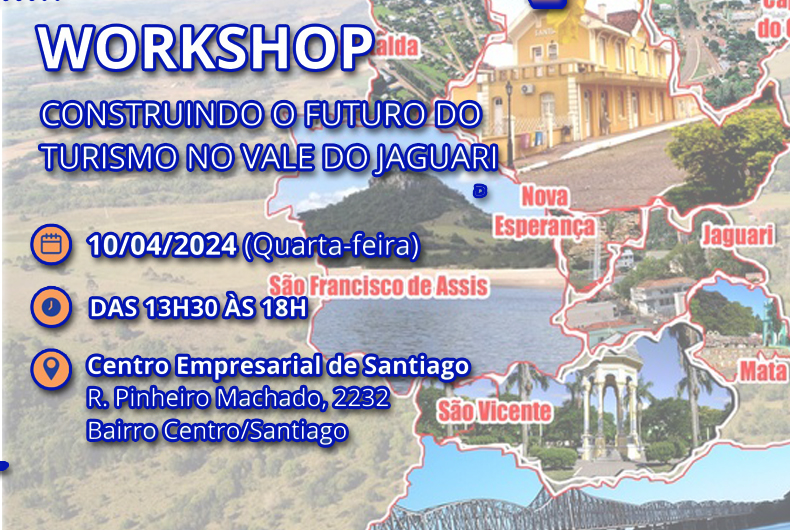 Workshop vai debater estratégias para desenvolver o turismo