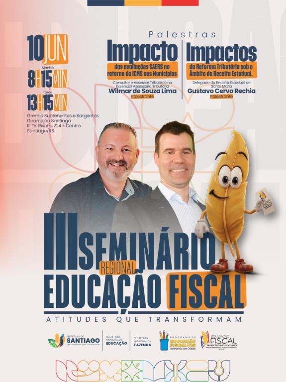 III Seminário Regional de Educação Fiscal reúne educadores e servidores da região