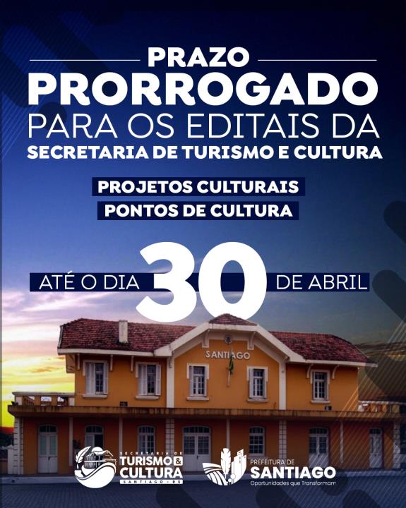 Prorrogado o prazo para inscrição de pontos de cultura e projetos culturais