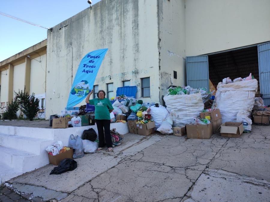 Pila Azul registrou recolhimento de mais de 20 toneladas de recicláveis em um mês