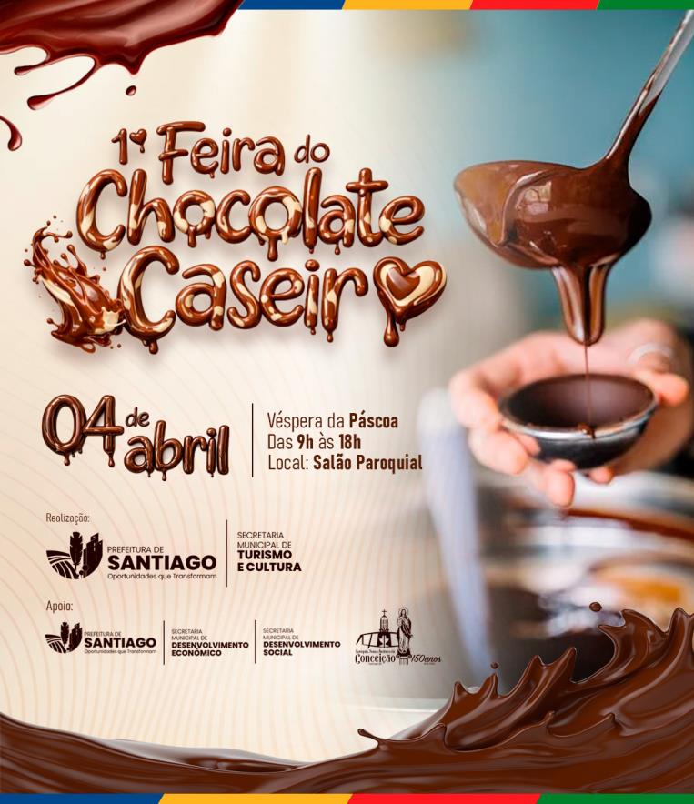 1ª Feira do Chocolate Caseiro: uma doce novidade na Páscoa 2026