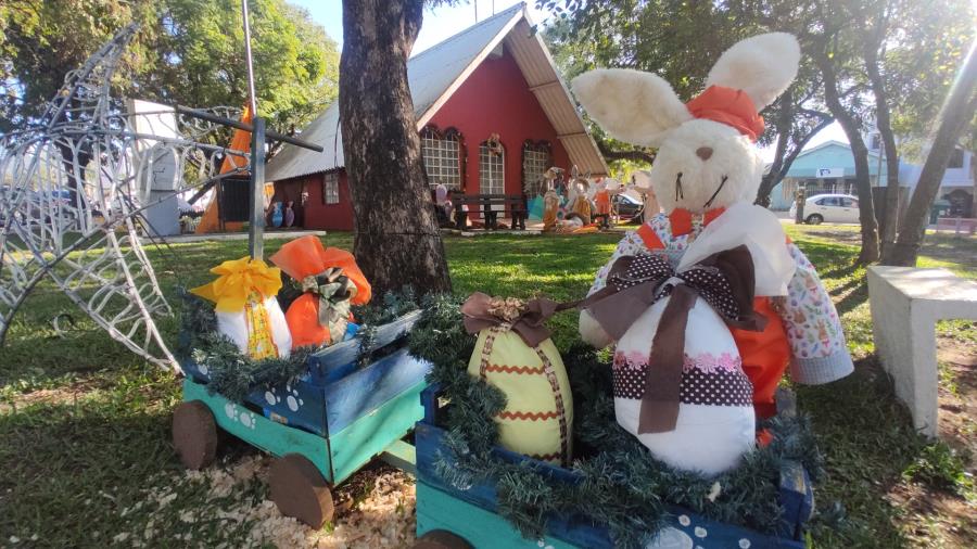 Santiago celebra a Páscoa em clima festivo na Pracinha de Brinquedos
