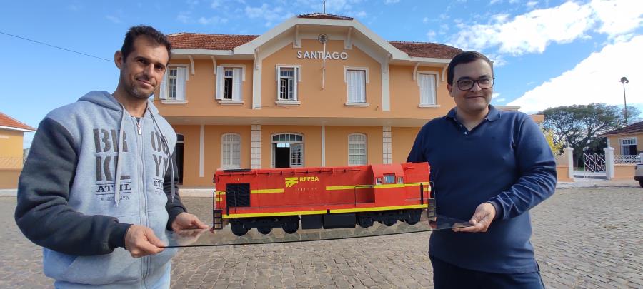 A antiga Estação de Trem agora ganha uma locomotiva