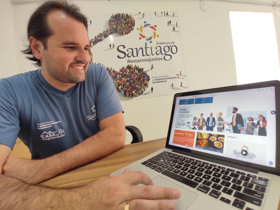 Criamos o “nosso LinkedIn”: conheça o Santiago + Emprego, portal que conecta pessoas e empresas