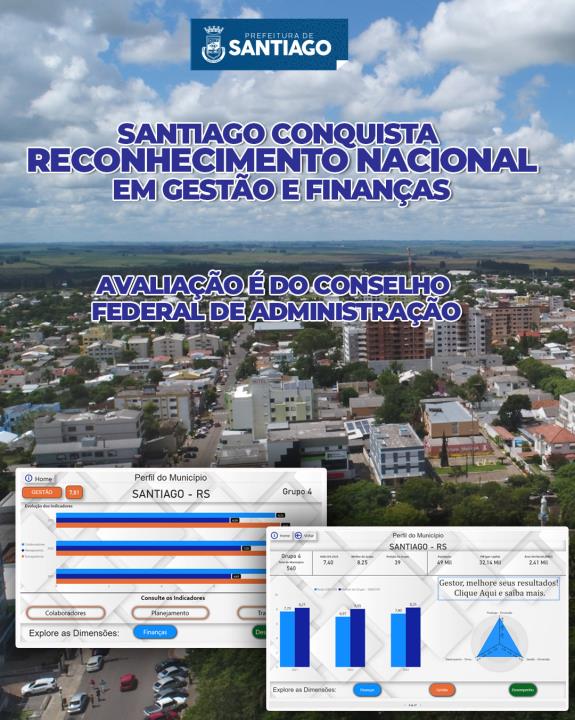 Santiago conquista reconhecimento nacional em Gestão e Finanças