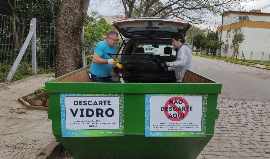 Uma solução que elimina o problema do vidro no lixo