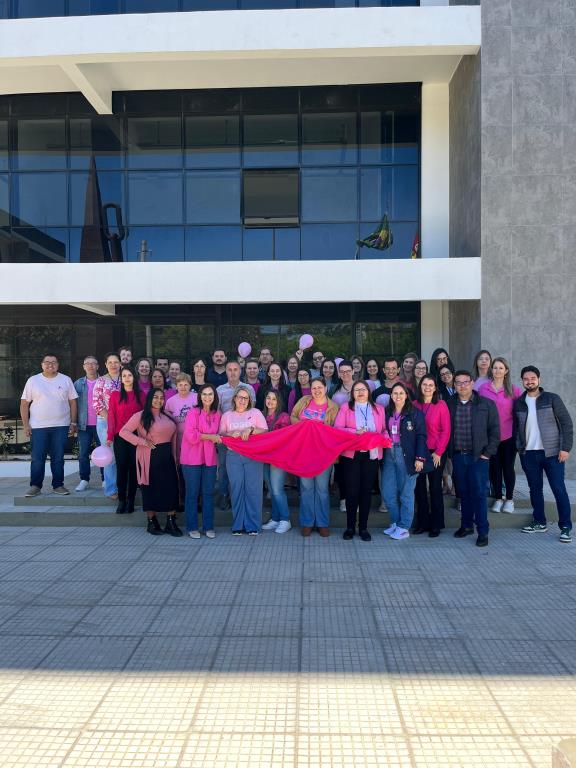 Secretaria de Gestão participa da Campanha Outubro Rosa com ação especial de conscientização