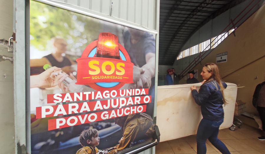 SOS Rio Grande do Sul| Ginasião segue recebendo doações para famílias atingidas